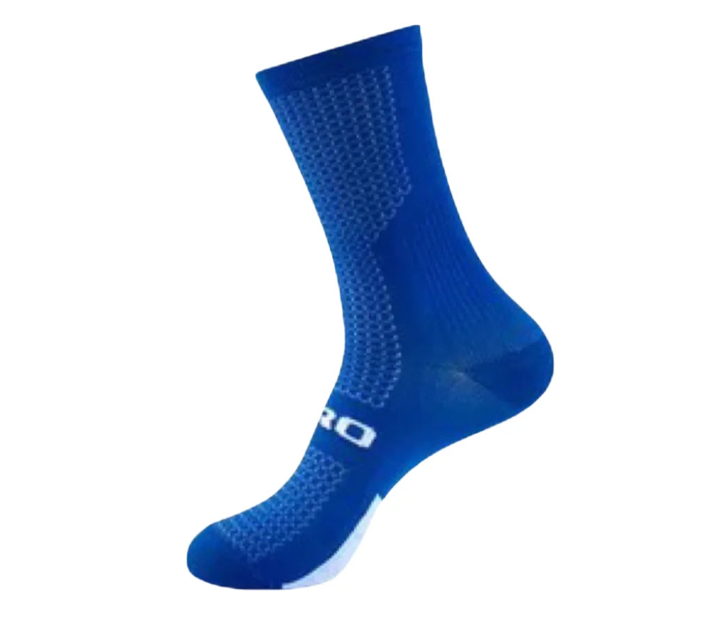 Chaussettes de cyclisme professionnelles, respirantes, absorbant la sueur,