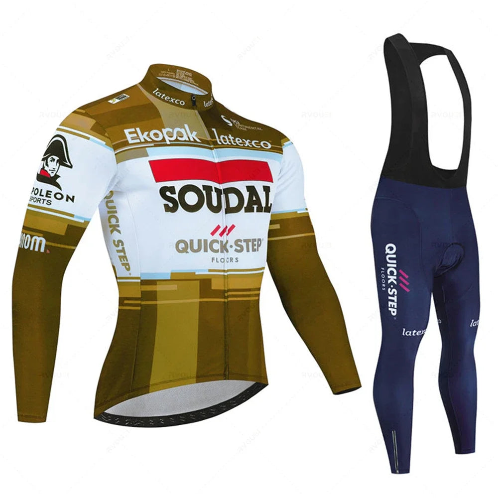 ensemble maillot longues manche de cycliste vtt et route confortable