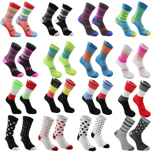 Chaussettes de cyclisme de l'équipe professionnelle pour hommes et femme