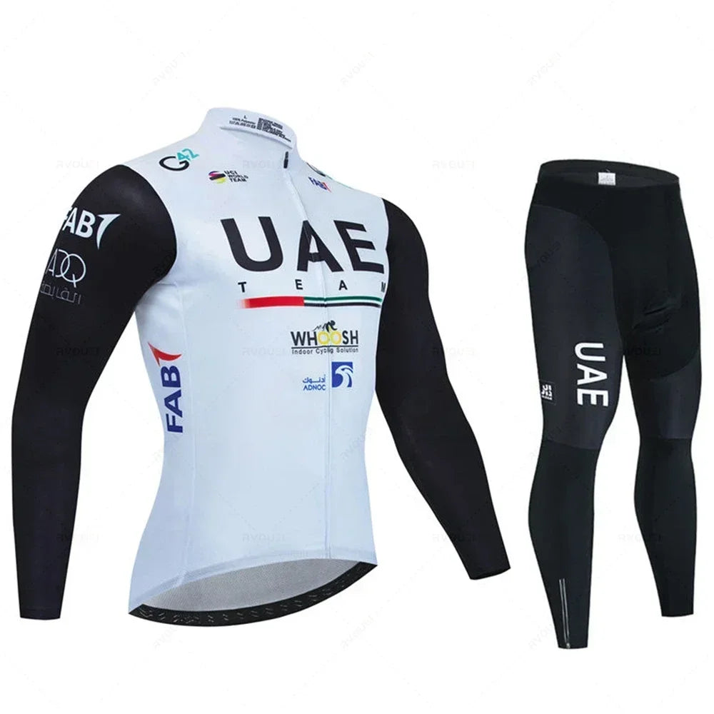Ensemble de maillot de cyclisme d'automne