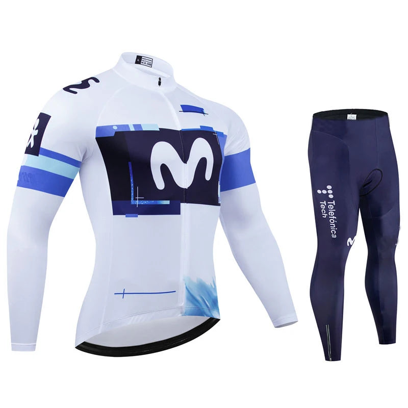 ensemble MAILLOT  cyclisme pour homme à manches longues