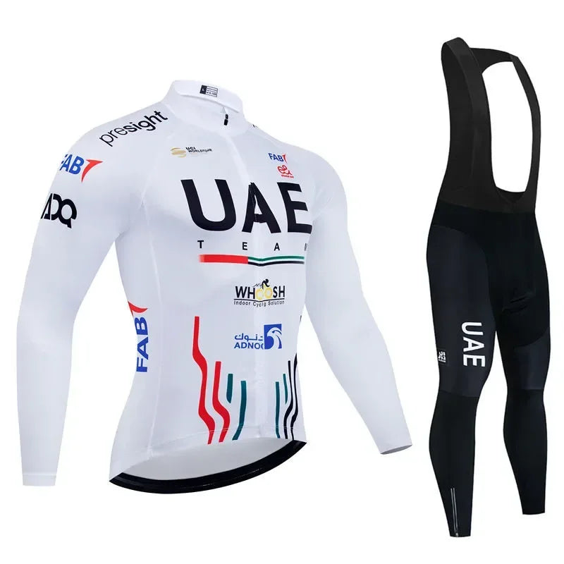 Ensemble de maillot de cyclisme d'automne