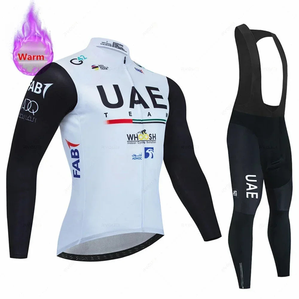 Ensemble de maillot de cyclisme d'automne