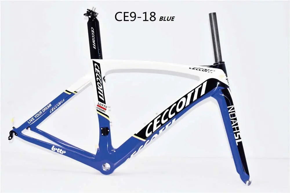 cadre de vélo de route en carbone et confortable
