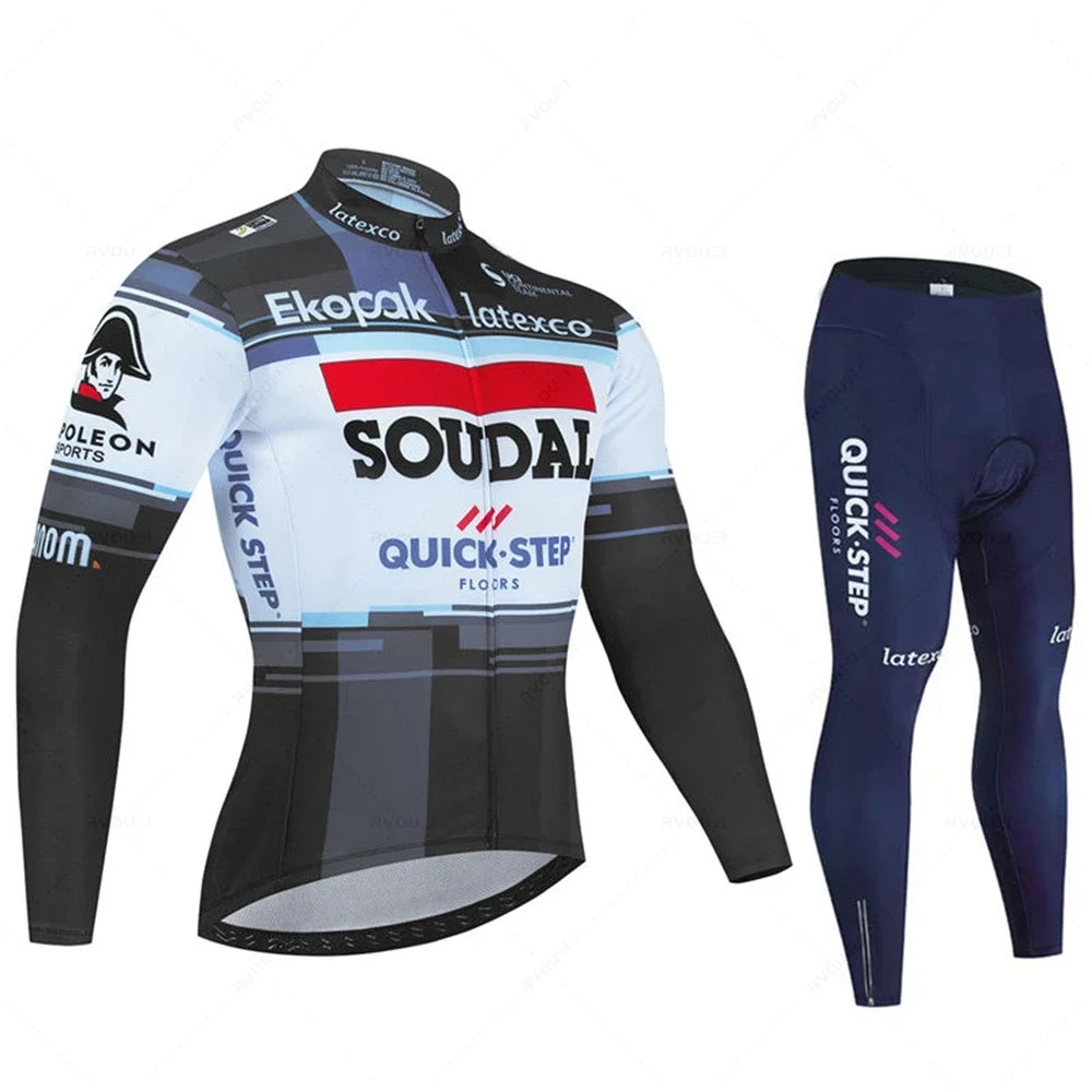 ensemble maillot longues manche de cycliste vtt et route confortable