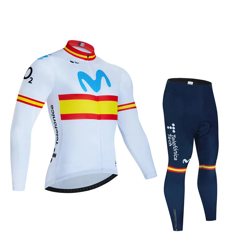 ensemble MAILLOT  cyclisme pour homme à manches longues