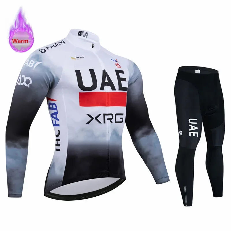 Ensemble de maillot de cyclisme d'automne