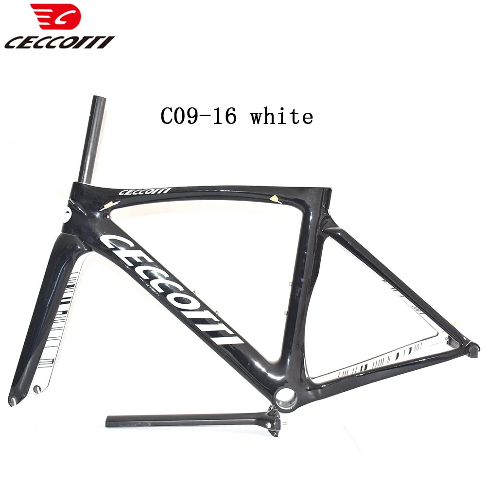 cadre de vélo de route en carbone et confortable