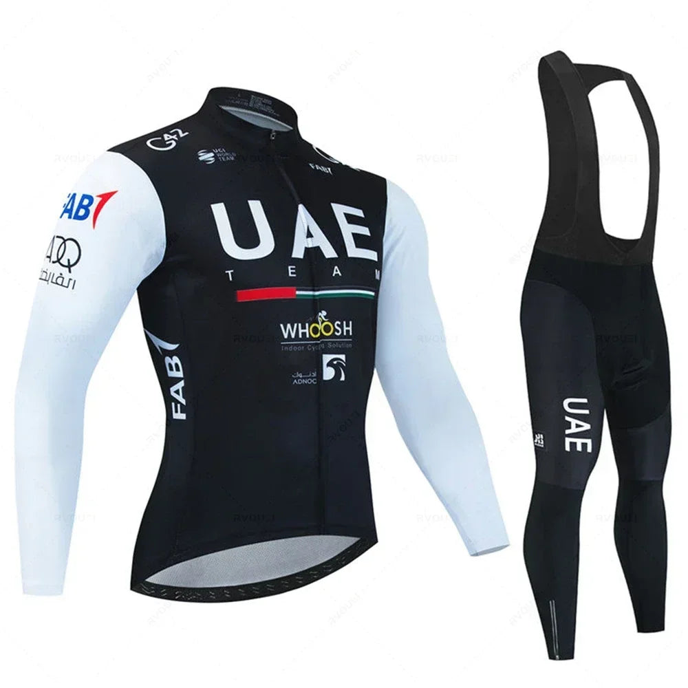 Ensemble de maillot de cyclisme d'automne