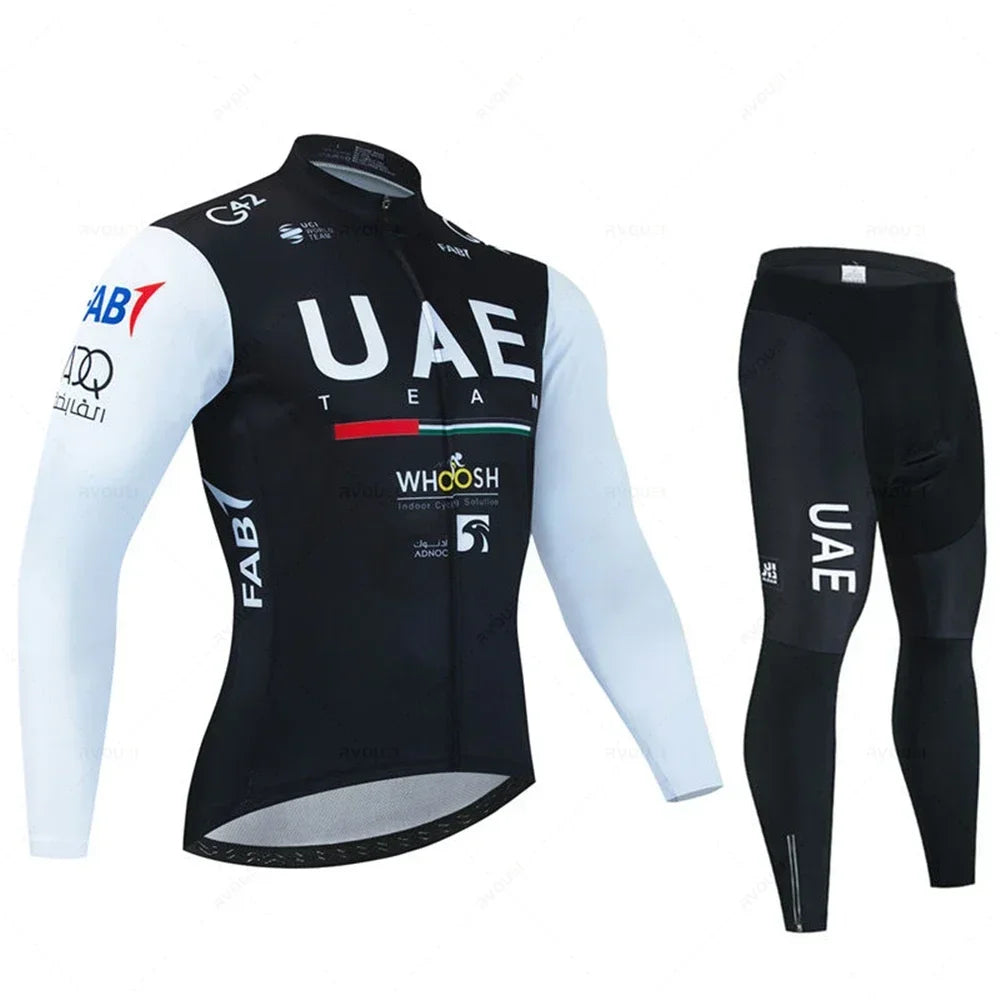 Ensemble de maillot de cyclisme d'automne