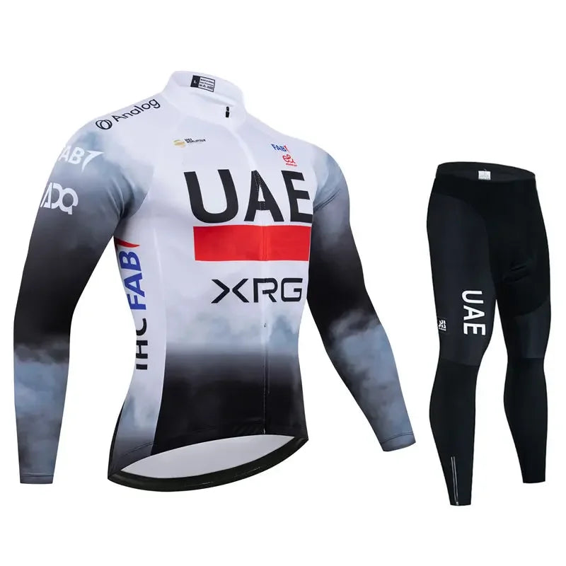 Ensemble de maillot de cyclisme d'automne