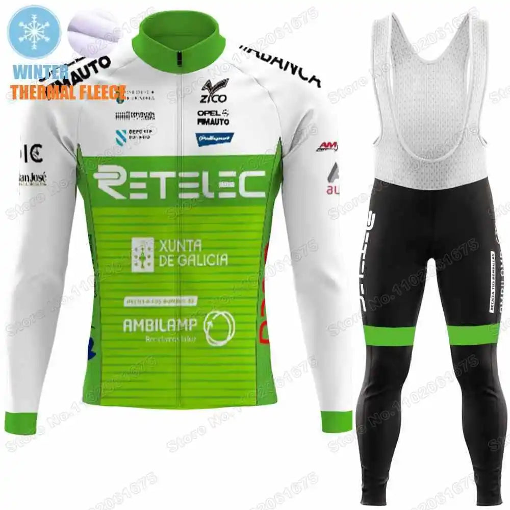 RETELEC-Maillot de cyclisme de l'équipe de Galice pour homme,