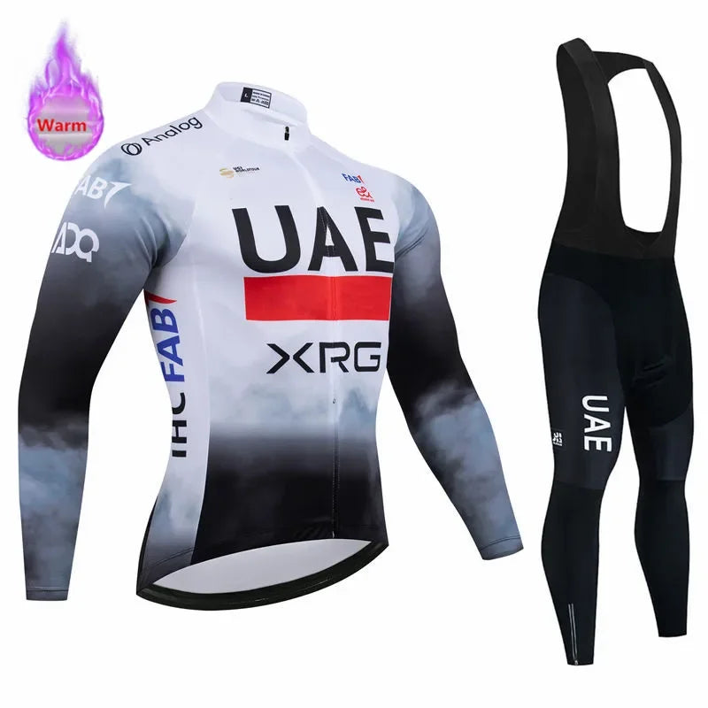 Ensemble de maillot de cyclisme d'automne