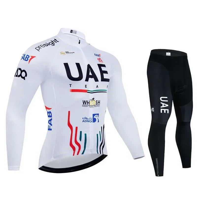 Ensemble de maillot de cyclisme d'automne