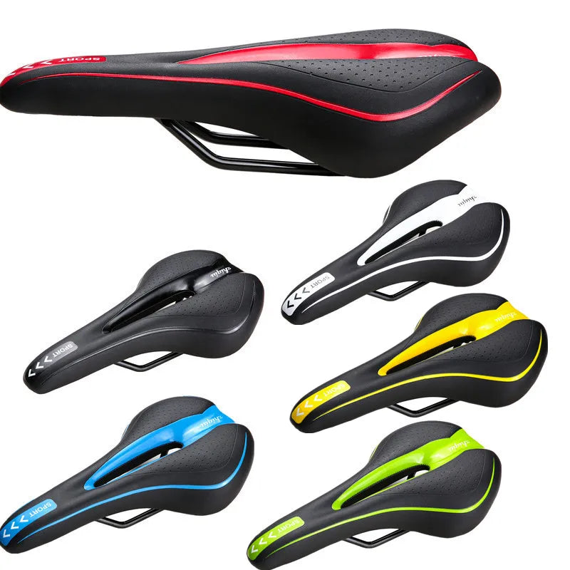 Selle de vélo confortable avec zone ergonomique pour hommes et femmes