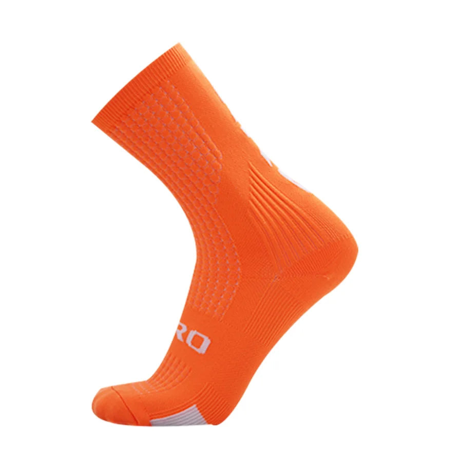 Chaussettes de cyclisme professionnelles, respirantes, absorbant la sueur,
