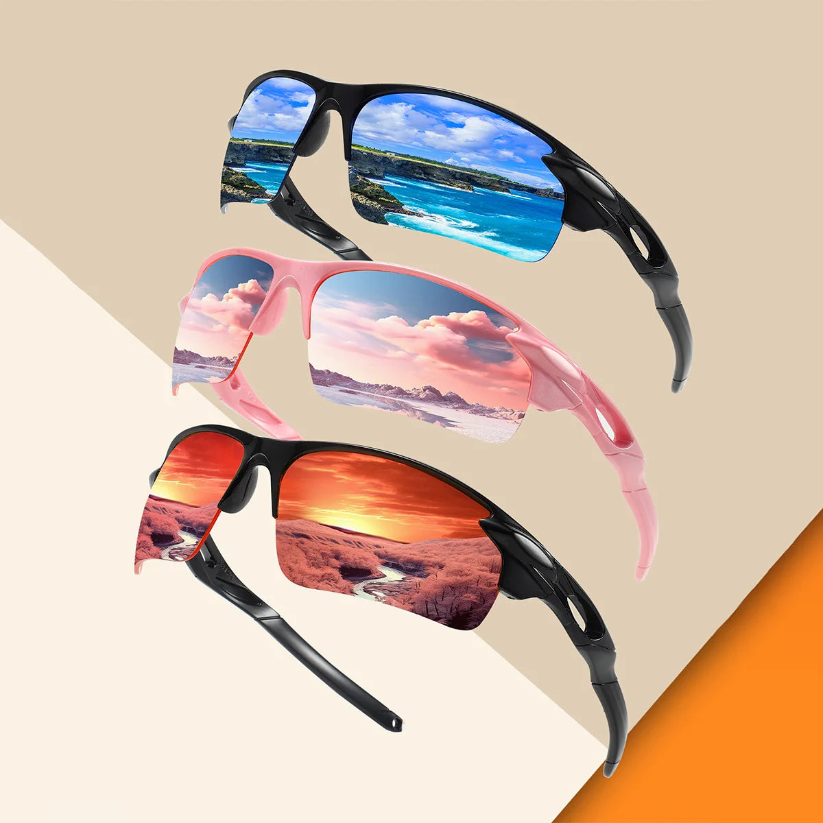 lunettes de soleil vélo de route montagne pour homme et femme