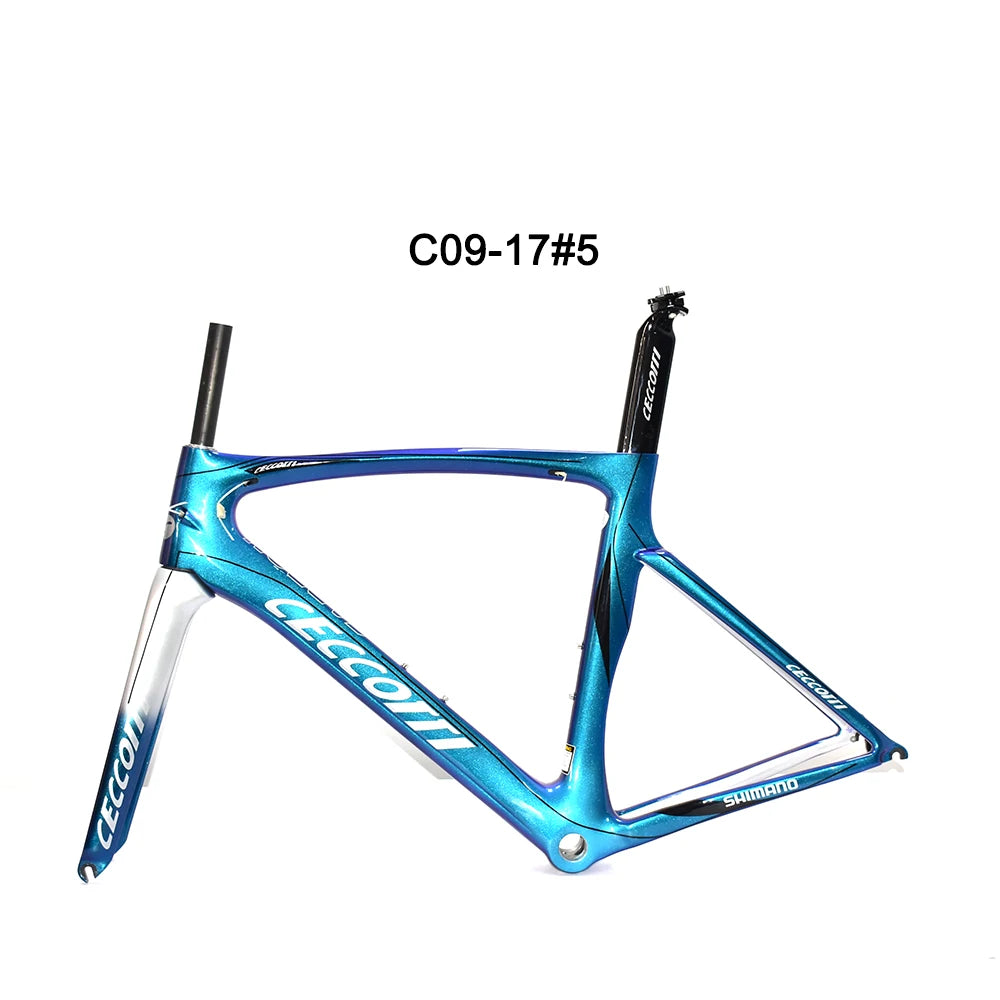 cadre de vélo de route en carbone et confortable