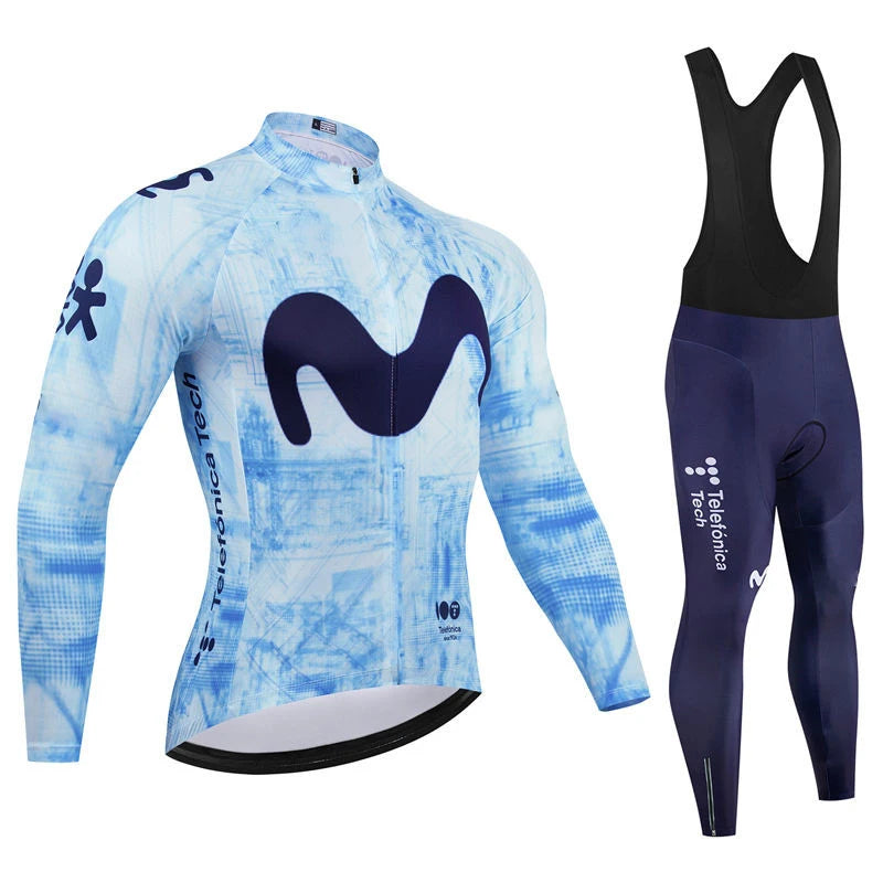 ensemble MAILLOT  cyclisme pour homme à manches longues