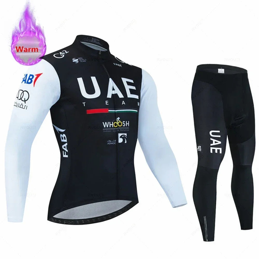 Ensemble de maillot de cyclisme d'automne