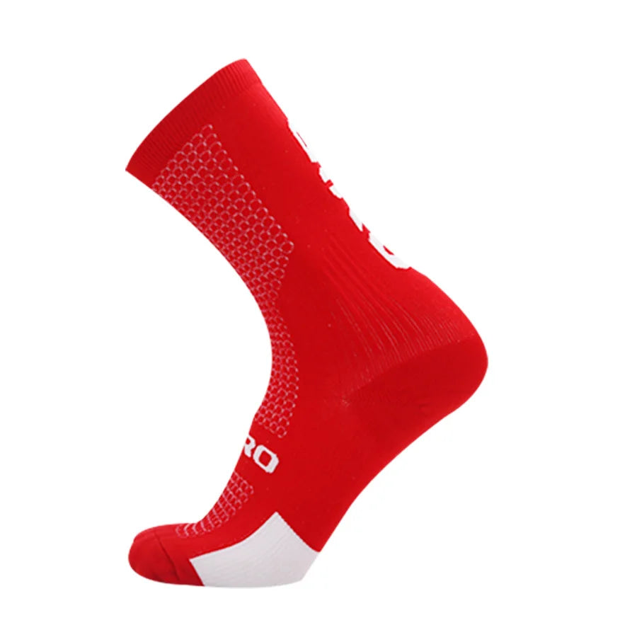 Chaussettes de cyclisme professionnelles, respirantes, absorbant la sueur,