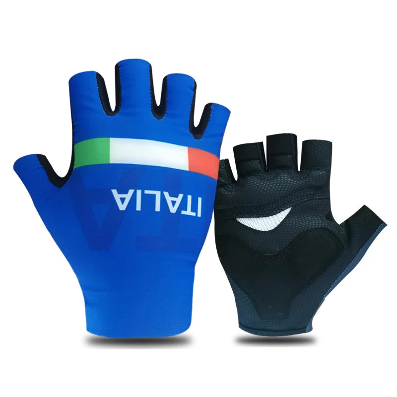 gants de cyclisme demi doigt hommes femme